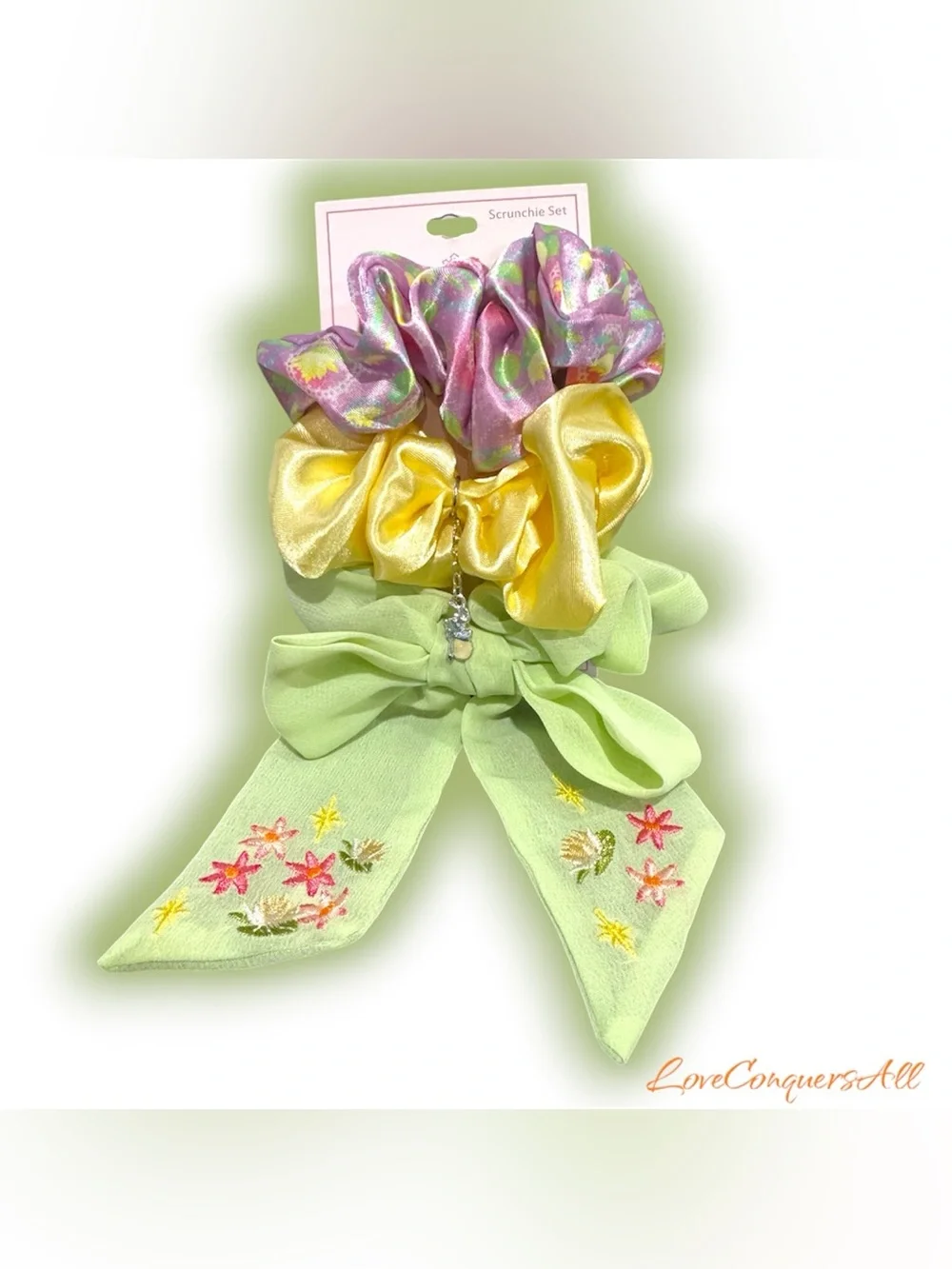 Disney The Princess and the Frog Tiana Scrunchy Set